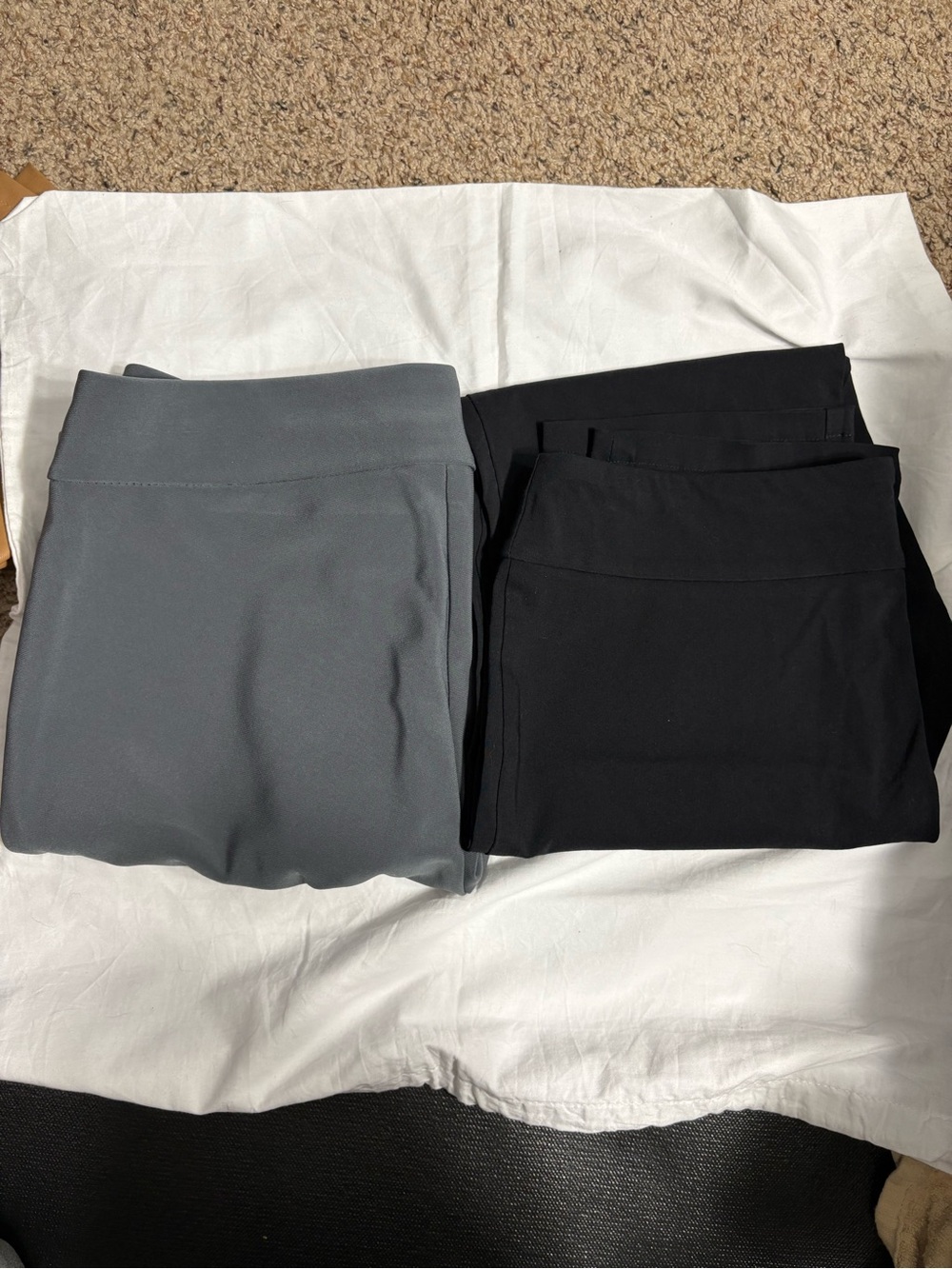 2 Classic Black & gray Pencil Pants — Tailored Everyday Style